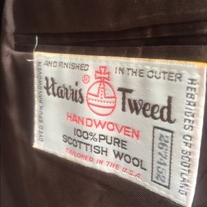 Men’s Harris Tweed 100% wool blazer